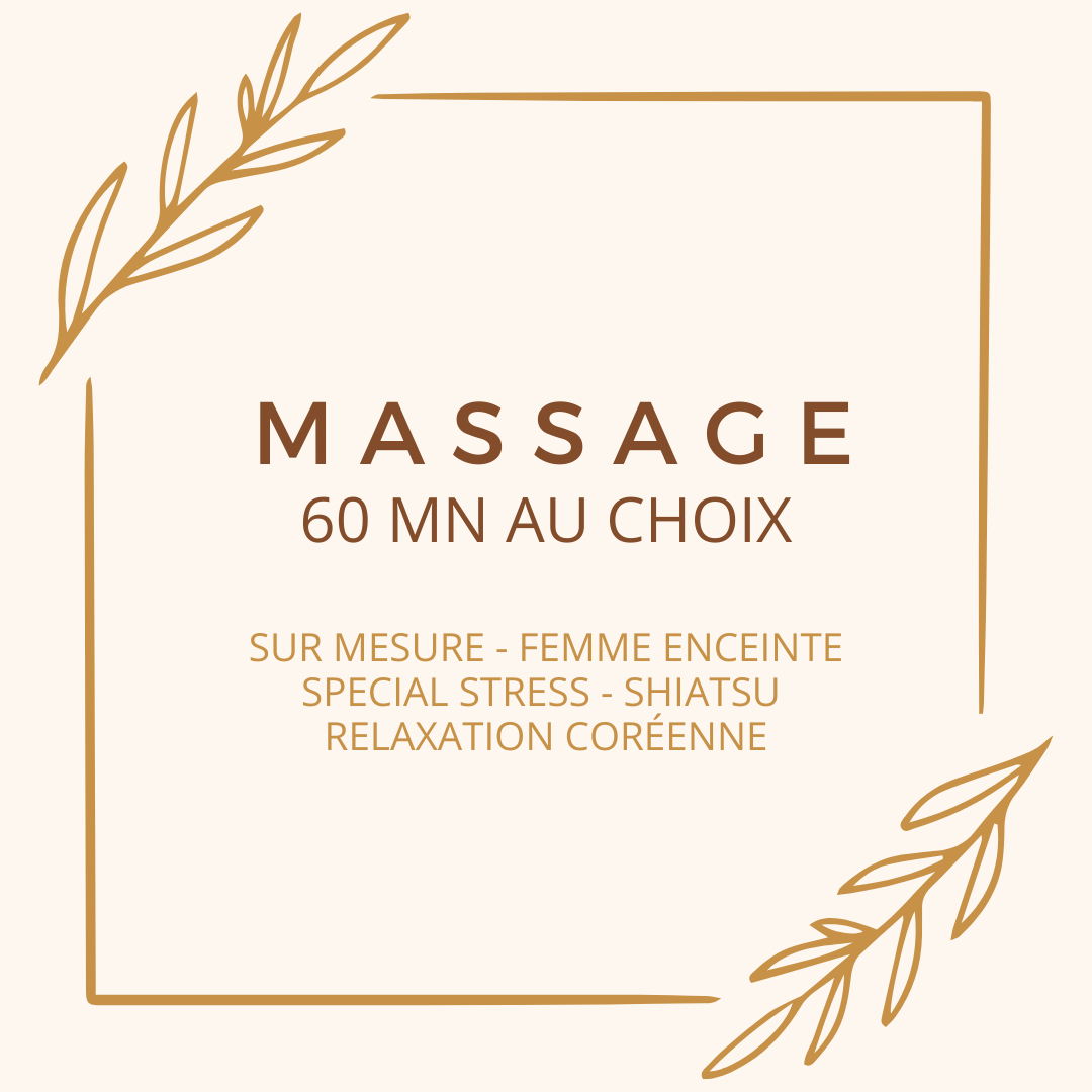 Massage bien-ĂȘtre (60 mn) đ